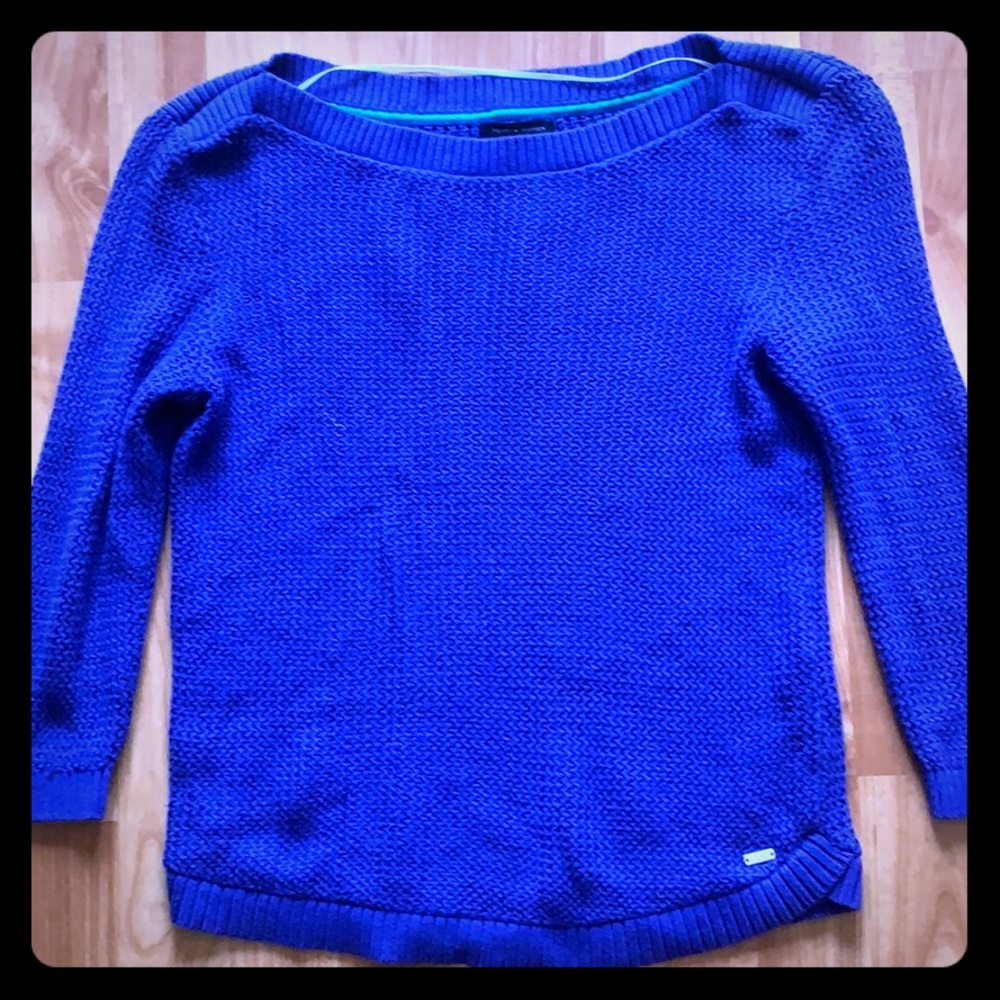 Tommy Hilfiger indigo long sleeves cozy jumper